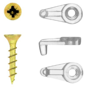 ERA Glass Clip Rebate Clear*10Pc