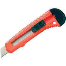 Knife Snap-Off Red *18mm