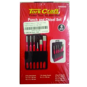 Chisel & Punch T/C Set *6Pc