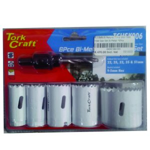 Hole Saw Set Bi-Metal *6Pce