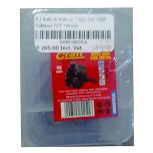 Holesaw TCT *45mm