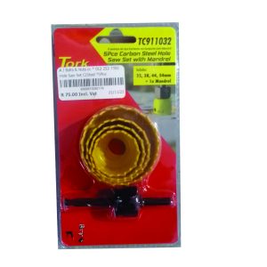 Hole Saw Set C/Steel *5Pce