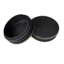 Plug Round Blk *76mm 2Pc