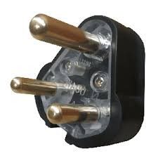 Plugtop Black Rubber *16A
